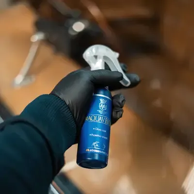 Labocosmetica Aquavelox — toepassing in gebruik