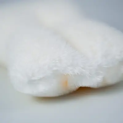 Labocosmetica DUO Scrub-Pad — toepassing in gebruik